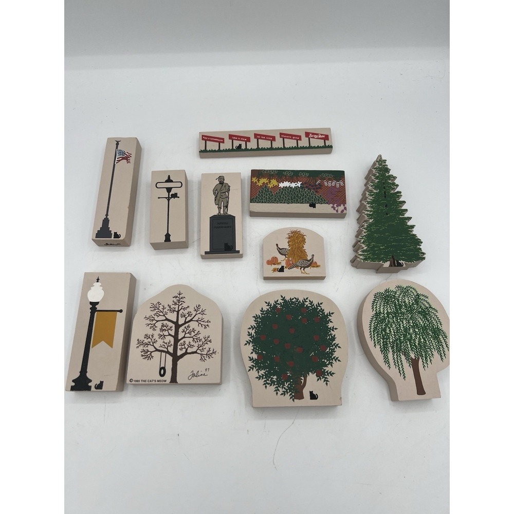 🐱🏡 The Cat's Meow & Others Accessory Wall Sitters – Lot of 11 – Retired & Rare